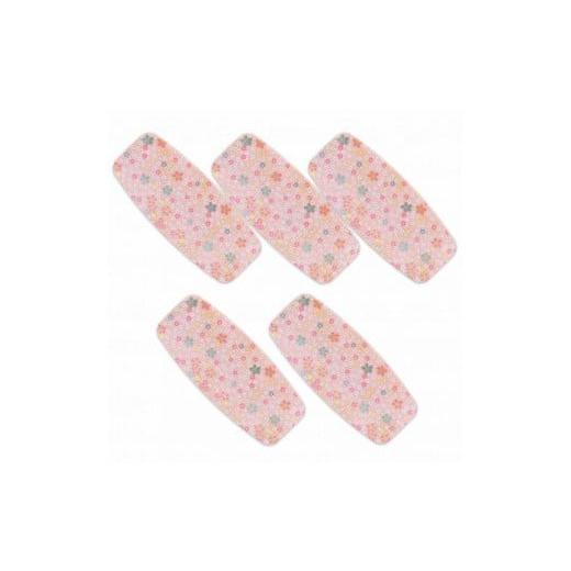 ふるさと納税 雑貨・日用品 和歌山県 高野町 友禅和紙おしぼりトレー 5枚セット 小花 吹雪 タツクラフト Tk24 小花 吹雪