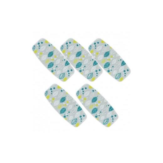 ふるさと納税 雑貨・日用品 和歌山県 高野町 友禅和紙おしぼりトレー 5枚セット ウインターリーフ グレー タツクラフト Tk41 ウインターリーフ グレー