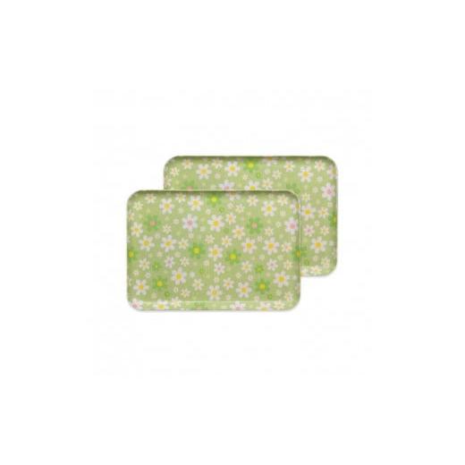 ふるさと納税 雑貨・日用品 和歌山県 高野町 グリーン 2枚組 ST ランチョン トレー M 33cm マーチ タツクラフト Tk88 グリーン 2枚組