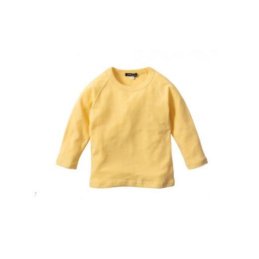 ふるさと納税 服 子ども 香川県 善通寺市 キッズ 9分袖Tシャツ(4) スプリングイエロー 100サイズ スプリングイエロー 100サイズ