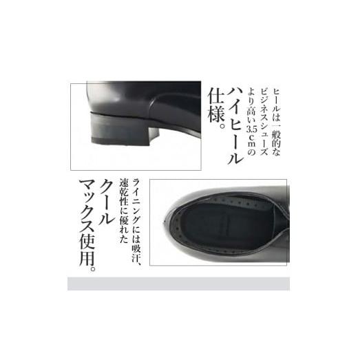 ふるさと納税 ファッション 靴 岩手県 奥州市 リーガル REGAL 紳士 ビジネス シューズ ブラック24EL BDS 24.0cm 数量限定 プレーントゥ セミマッケイ式 ハイヒ…の画像