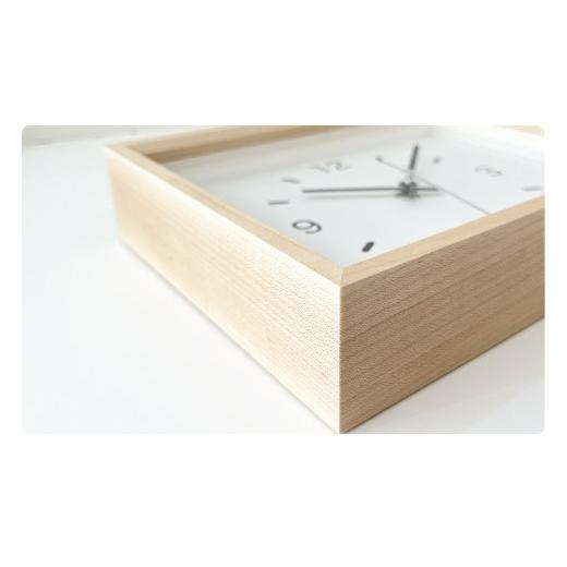 ふるさと納税 時辰儀 岐阜県 郡上市 KATOMOKU dual use clock 2 メープル 粁-53HM 年代順の継続秒針 木製 置き掛け兼用時辰儀 室内装飾 寝具 納める 置き時計 柱時計 雑…