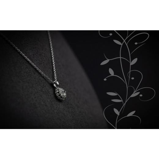ふるさと納税 アクセサリー ネックレス 山梨県 西桂町 ダイヤモンド ネックレス 0.21ct （RP_MN-677） 鑑別書 保証書 ケース 付 ／ ジュエリー アクセサリー …_2