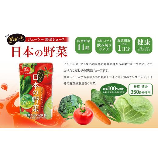 ふるさと納税 果汁飲料 やさい 熊本県 熊本市  6回定期便 野菜飲料初 ジャパンフードセレクション グランプリ受賞 ジューシー 野菜ジュース ぎゅっと日本の野…_3