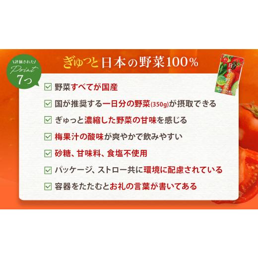 ふるさと納税 果汁飲料 やさい 熊本県 熊本市  6回定期便 野菜飲料初 ジャパンフードセレクション グランプリ受賞 ジューシー 野菜ジュース ぎゅっと日本の野…_5