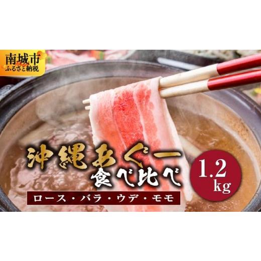 ふるさと納税 豚肉 セット 沖縄県 南城市 2026年4月発送 沖縄あぐーしゃぶしゃぶ用ロース・バラ・ウデ・モモ食べ比べセット I アグー豚 あぐー豚 あぐ〜豚 豚…