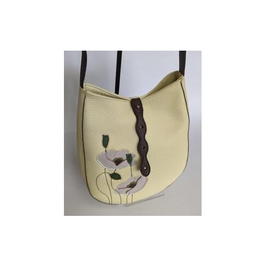 ふるさと納税 カバン ショルダーバッグ 山梨県 富士河口湖町 「鞄工房　香」しずく型バッグ ポピーの画像