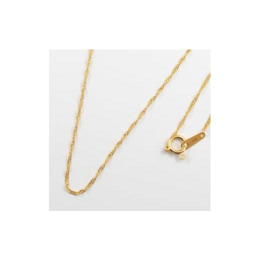 ふるさと納税 アクセサリー ネックレス 山梨県 -  山梨県 ジュエリー K24 pure gold／ピュアゴールド スクリュー ネックレス　1本_K24 ネックレス 純金 ゴール…の画像
