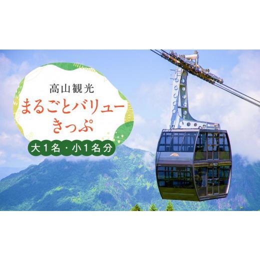 ふるさと納税 体験チケット 岐阜県 高山市  高山観光 まるごとバリューきっぷ 大人1名、小人1名分（バス＋新穂高ロープウェイ乗車券） | 一部観光施設が割引に…_1