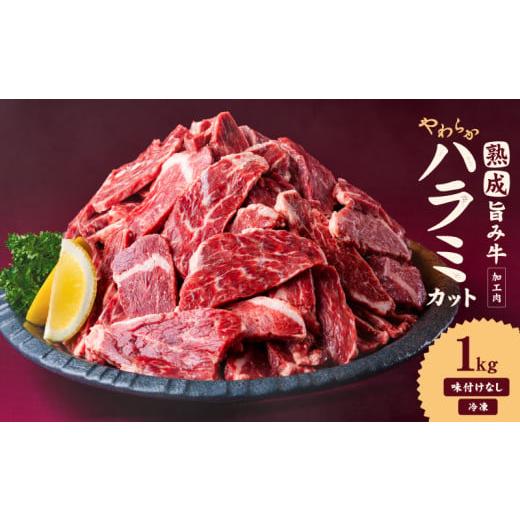 ふるさと納税 肉 愛媛県 松山市 熟成旨み牛やわらかハラミカット 1kg インジェクション加工 牛ハラミ はらみ 肉 小分け200g 個包装 冷凍 焼肉 焼き肉 BBQ バー…