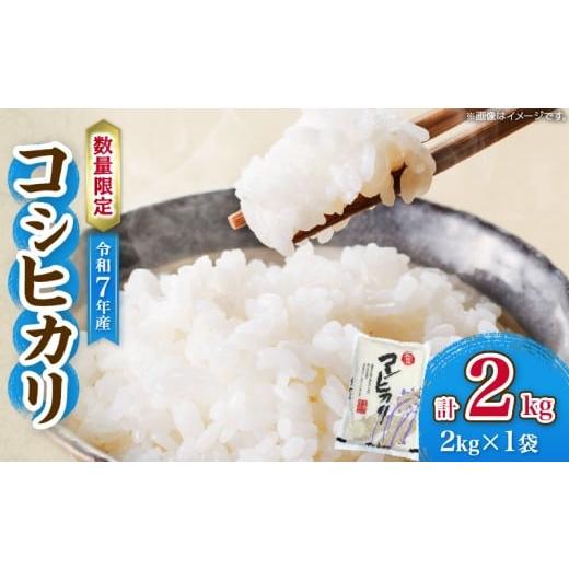 ふるさと納税 米 コシヒカリ 宮崎県 日南市 令和7年産 コシヒカリ 計2kg お米 ご飯 ライス 国産 数量限定 人気 食品 精米 白米 こしひかり 有洗米 おにぎり お…