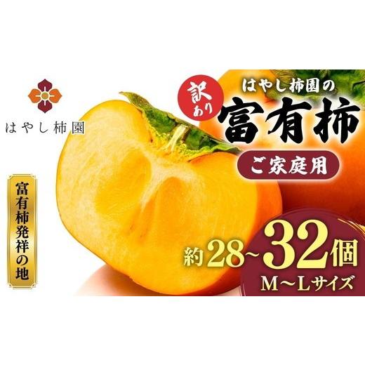 ふるさと納税 果物類 柿 岐阜県 瑞穂市 先行予約 訳アリ はやし柿園のご家庭用 富有柿 M〜Lサイズ 約28〜32個 | 柿 カキ かき 訳アリ わけあり 果物 フルーツ…