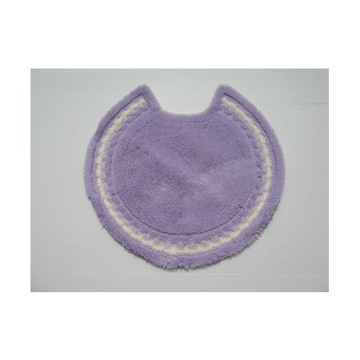 ふるさと納税 雑貨・日用品 インテリア 大阪府 堺市 ラベンダー ボルガトイレマット約60cm丸型 ラベンダー