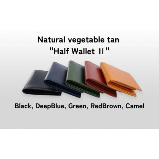 ふるさと納税 財布 兵庫県 姫路市  No.5258-8101 1102 Half Wallet IIDeep Blue Deep Blueの画像