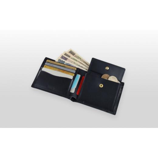 ふるさと納税 財布 兵庫県 姫路市  No.5258-8101 1102 Half Wallet IIDeep Blue Deep Blueの画像