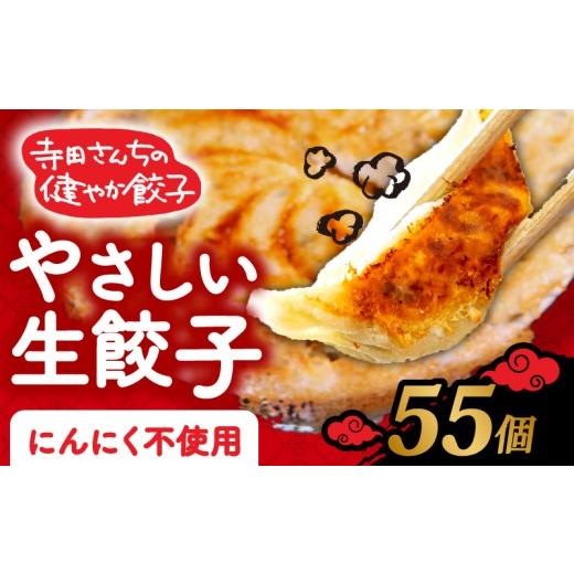 ふるさと納税 餃子 大阪府 松原市 メディア多数出演 やさしい生餃子 55個 ヘルシー にんにく 不使用 健康 冷凍 餃子 ぎょうざ 国産野菜 おから 鶏肉 アボカド…