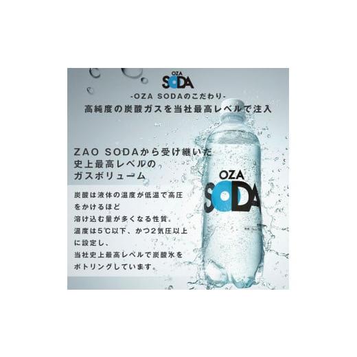 ふるさと納税 炭酸飲料 ソーダ水 山形県 山形市 OZA SODA 強炭酸水 500ml×24本×12か月 計288本 ラベルレス(プレーン) FZ24-278 ラベルレス(プレーン) (24本…_6