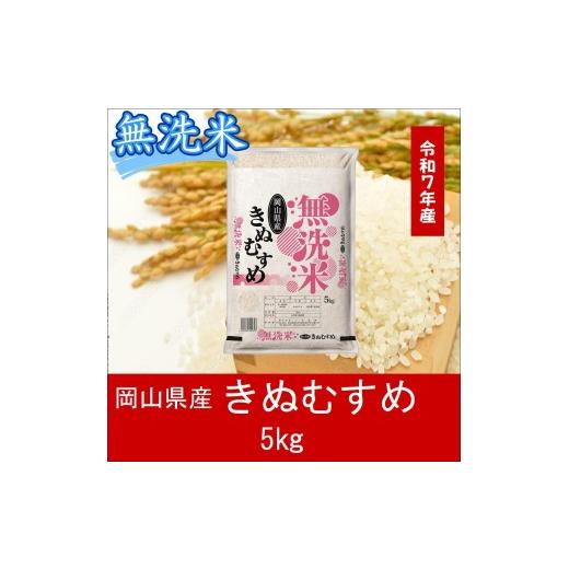 ふるさと納税 無洗米 岡山県 和気町 最短2〜7営業日出荷 令和7年産 岡山県産 きぬむすめ 無洗米 5kg | 岡山 和気町 きぬむすめ 単一米 単一原料米 こめ …