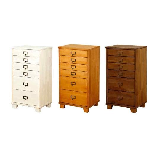 ふるさと納税 家具 収納家具 兵庫県 豊岡市 天然木チェスト 6段 A4