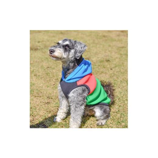 ふるさと納税 服 新潟県 五泉市 ドックウェア Wants ニットドックウェア ビタミンフーディ( グリーン・Mサイズ ) パーカー | ドックウエア 犬服 犬 服 ペット…