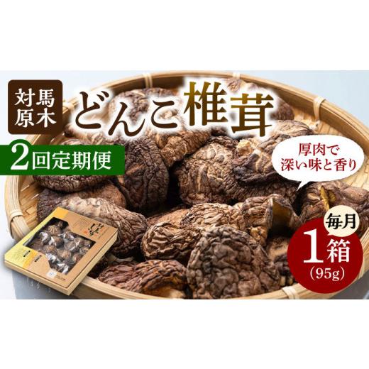 ふるさと納税 野菜類 きのこ 長崎県 対馬市 全2回定期便 対馬 原木 どんこ椎茸《対馬市》 うえはら株式会社 対馬産 肉厚 しいたけ 乾燥 きのこ 贈り物 WAI105…