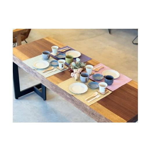 ふるさと納税 雑貨・日用品 岐阜県 大垣市 のこり染 ランチョンマット あずき あずき