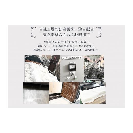 ふるさと納税 タオル・寝具 掛け布団 滋賀県 近江八幡市 極上純綿　もめん布団　掛敷セット　(菊水柄・ピンク) CW115W_4