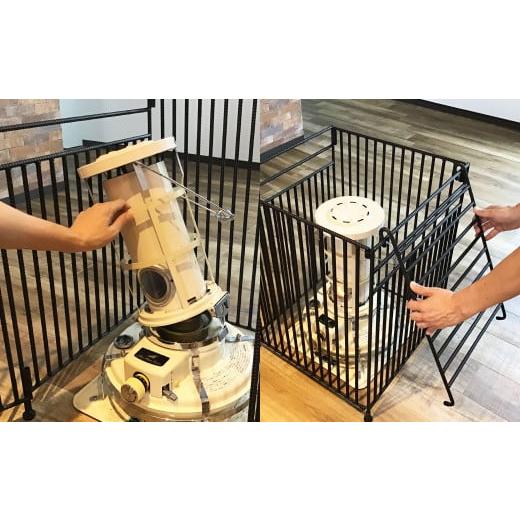 ふるさと納税 家具 インテリア・寝具・収納 福岡県 北九州市 ストーブガード 格子13本タイプ （ アラジン ／ トヨトミ ／ コロナストーブ 対応 ） ストーブ 石…_4