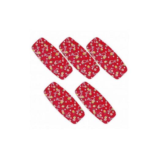 ふるさと納税 雑貨・日用品 和歌山県 印南町 友禅和紙おしぼりトレー 5枚セット 小花 舞うさぎ タツクラフト Tk36 小花 舞うさぎ