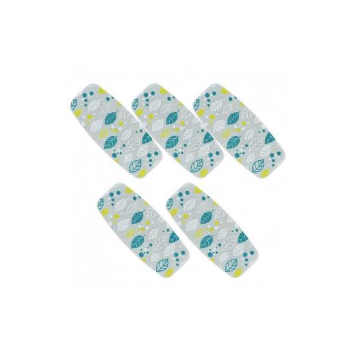 ふるさと納税 雑貨・日用品 和歌山県 印南町 友禅和紙おしぼりトレー 5枚セット ウインターリーフ グレー タツクラフト Tk41 ウインターリーフ グレー