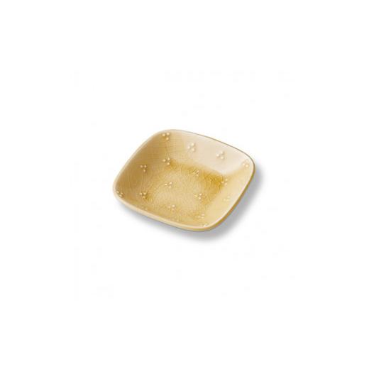 ふるさと納税 食器・グラス 小皿 東京都 江東区 テシオ　星かげ 織部×黄瀬戸豆皿　2枚組　_5