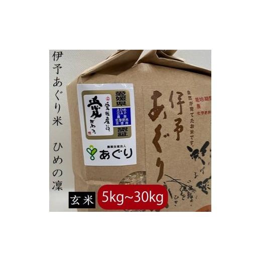 ふるさと納税 玄米 愛媛県 松前町 選べるキロ数 米 玄米 5kg 伊予あぐり米「ひめの凜」 令和7年産 米 農薬・化学肥料不使用 米 玄米 令和7年産 米 お米 こめ …