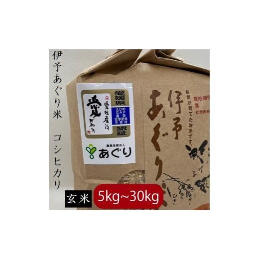 ふるさと納税 玄米 愛媛県 松前町 選べるキロ数 米 玄米 5kg 伊予あぐり米「コシヒカリ」 令和7年産 米 農薬・化学肥料不使用 |米 玄米 令和7年産 米 お米 …