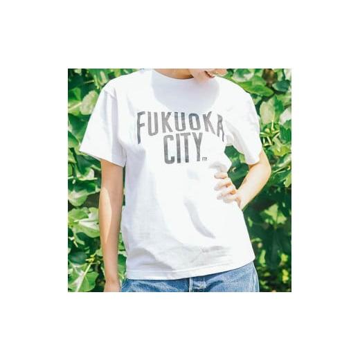 ふるさと納税 服 福岡県 福岡市 FUKUOKA CITY T-shirt(フクオカシティTシャツ)ネイビー・Lサイズ ネイビー・Lサイズ