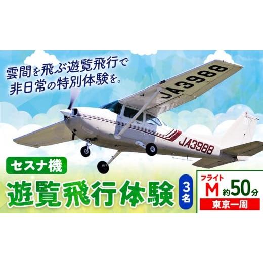 ふるさと納税 体験チケット 茨城県 河内町 セスナ機遊覧飛行体験 3名 フライトM(約50分コース) 新中央航空株式会社[30日以内に出荷予定(土日祝除く)]茨城…