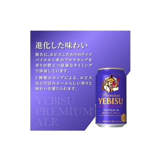 ふるさと納税 ビール 静岡県 焼津市 T0093-2204  定期便4回 エビスプレミアムエール500ml缶×1箱（24本）の画像