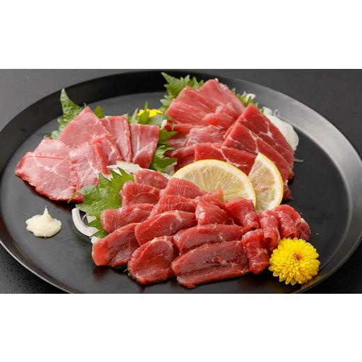 ふるさと納税 馬肉 熊本県 - 厳選 上赤身 馬刺し 3kg 馬肉 馬刺 ばさし 馬 肉 お肉 熊本県 醤油付きの画像
