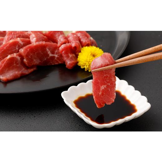 ふるさと納税 馬肉 熊本県 - 厳選 上赤身 馬刺し 3kg 馬肉 馬刺 ばさし 馬 肉 お肉 熊本県 醤油付きの画像