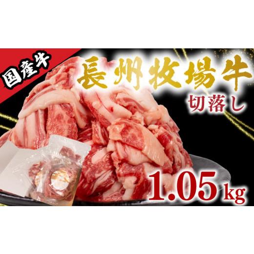 ふるさと納税 牛肉 山口県 下関市 国産牛 切落とし 1.05kg 牛肉 牛 うし 切り落とし 冷凍 小分け 便利 パック 赤身 牛赤身 脂身 夕食 昼食 惣菜 おかず カレー…