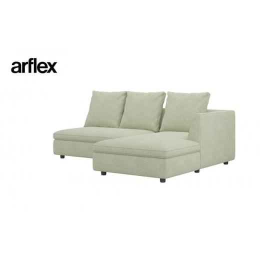 ふるさと納税 家具 北海道 旭川市 L字型ソファ向右シェーズロング SONA[DUO]幅214cm arflexーアルフレックスー _04298 アイボリー アイボリー