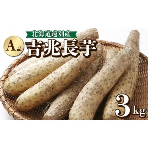ふるさと納税 人参・大根・他根菜 北海道 遠別町 遠別産 吉兆長芋(A品約3kg)