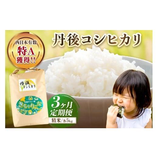 ふるさと納税 米 コシヒカリ 京都府 京丹後市 3ヶ月定期便 直売所直送「令和7年産 京丹後市産 コシヒカリ」 精米5kg こめ ふるさと納税 コシヒカリ 精米 …