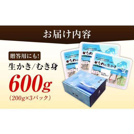 ふるさと納税 牡蠣 生牡蠣 広島県 江田島市  生牡蠣 かなわの生牡蠣 むき身200g×3パック 計600g 江田島市／株式会社かなわ XBP002 ｜生牡蠣 牡蠣 生食 むき身…_6