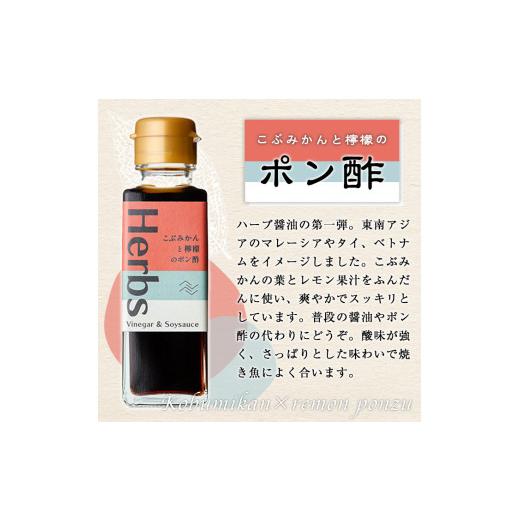 ふるさと納税 醤油 鹿児島県 東串良町  0094901a だし醤油とハーブ醤油の詰め合わせ(合計4本) しょうゆ しょう油 正油 調味料 常温保存 出汁 だし ポン酢 ぽん…の画像