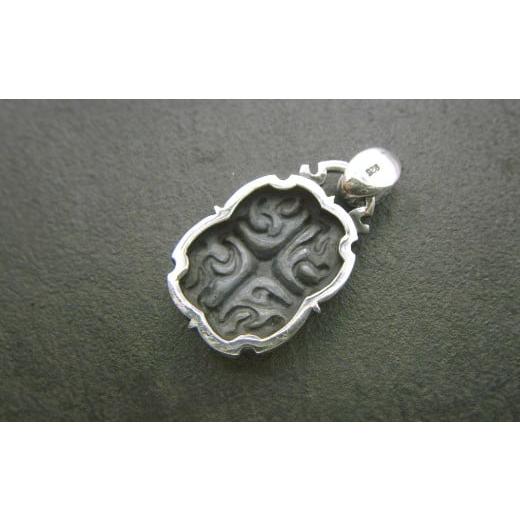 ふるさと納税 アクセサリー ペンダント 茨城県 常総市 Oval cross pendant オーバル クロス ペンダント ｜ ペンダント シルバーペンダント シルバー シルバー9…の画像