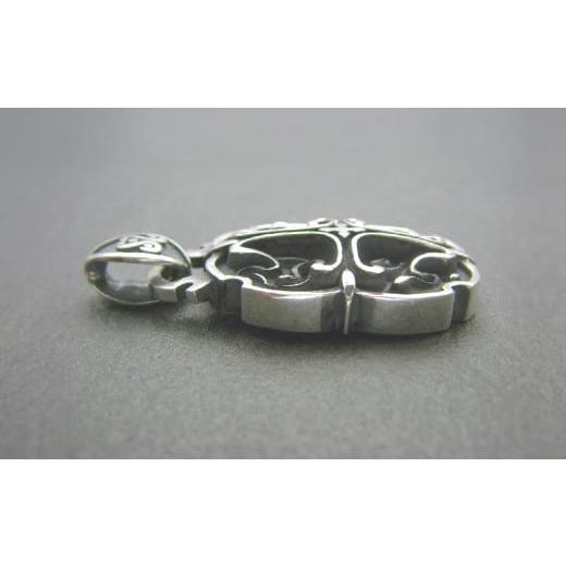 ふるさと納税 アクセサリー ペンダント 茨城県 常総市 Oval cross pendant オーバル クロス ペンダント ｜ ペンダント シルバーペンダント シルバー シルバー9…の画像
