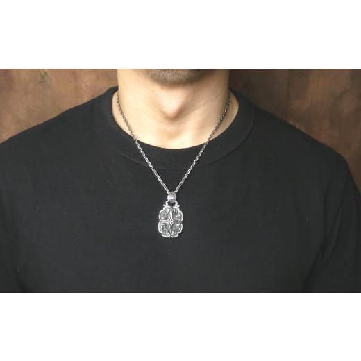 ふるさと納税 アクセサリー ペンダント 茨城県 常総市 Oval cross pendant オーバル クロス ペンダント ｜ ペンダント シルバーペンダント シルバー シルバー9…の画像
