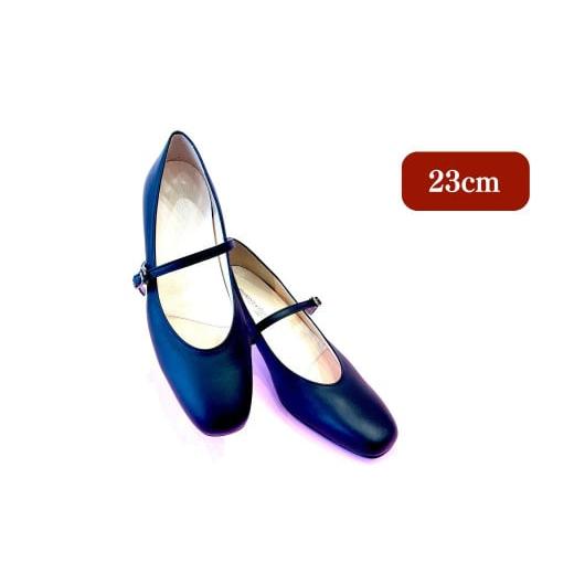 ふるさと納税 ファッション 靴 埼玉県 草加市 OKUSAWA SHOES-SAKURA- 23cm | 埼玉県 草加市 パンプス 黒 ブラック 革 レザー ゴート革 山羊革 レディースシュ…