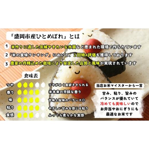 ふるさと納税 米 ひとめぼれ 岩手県 盛岡市 銀河のしずく ひとめぼれ 食べ比べセット 5分づき精米 令和7年産 盛岡市産 5kg×2 定期便 2ヵ月 特A 7年連続獲得中…の画像