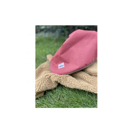 ふるさと納税 アウトドアグッズ 奈良県 上牧町 キャンプ、焚火に アルバートン社の難燃ブランケット 赤外線を吸収して発熱するボア セドナオレンジ 1531892…